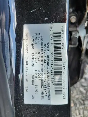 2013 MAZDA 3 I  