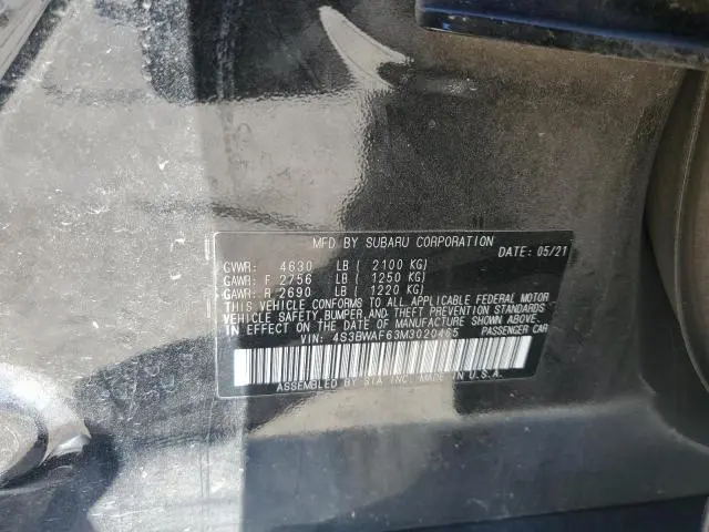 2021 SUBARU LEGACY PREMIUM  