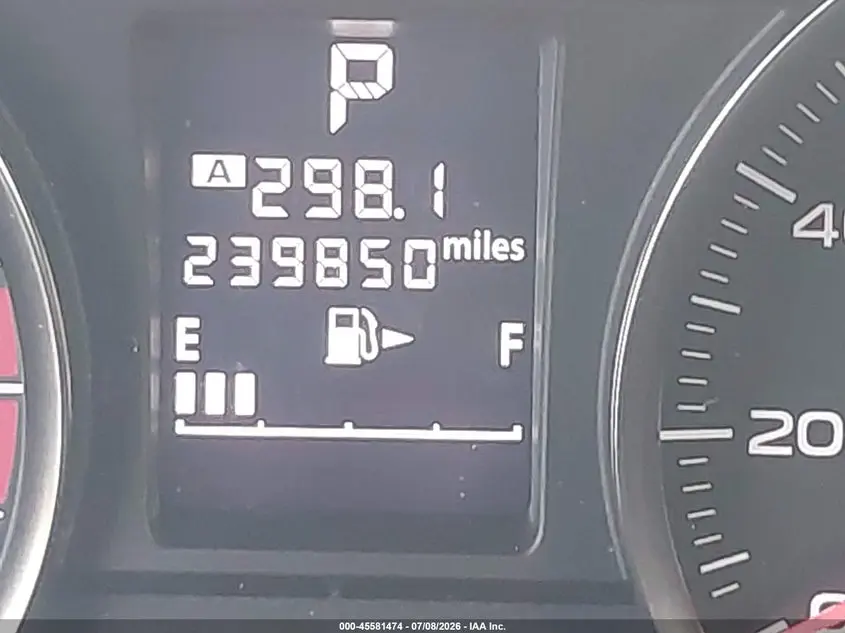 2013 SUBARU XV CROSSTREK 2.0I LIMITED