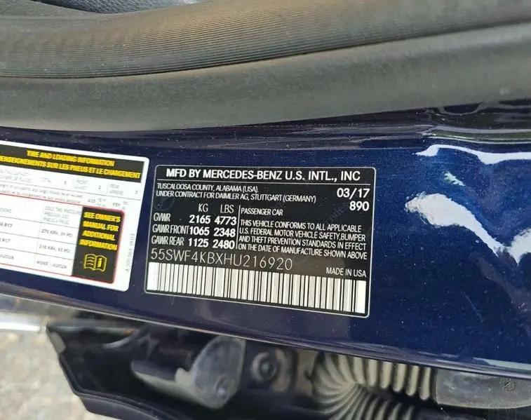 2017 MERCEDES-BENZ C 300 4MATIC  