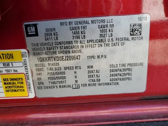 2014 GMC ACADIA DENALI  