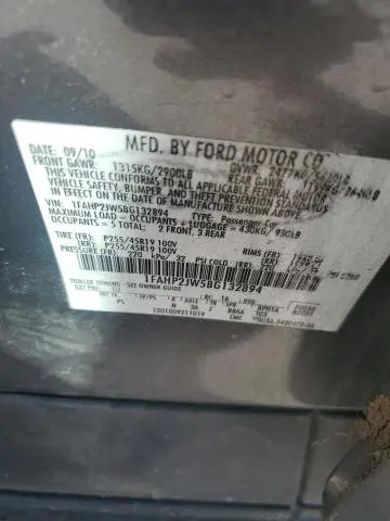 2011 FORD TAURUS LIMITED