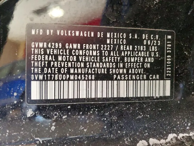 2023 VOLKSWAGEN JETTA GLI AUTOBAHN  