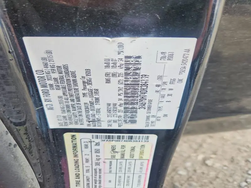 2013 FORD FUSION SE  
