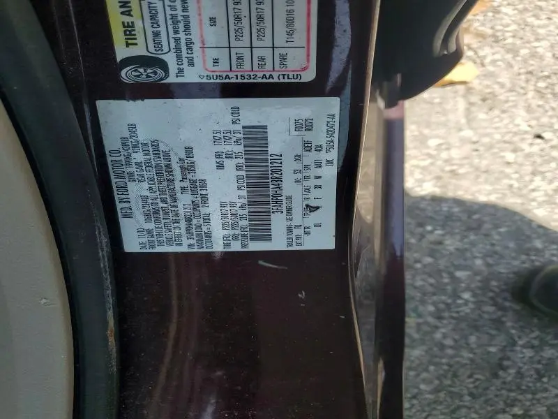 2011 FORD FUSION SE  