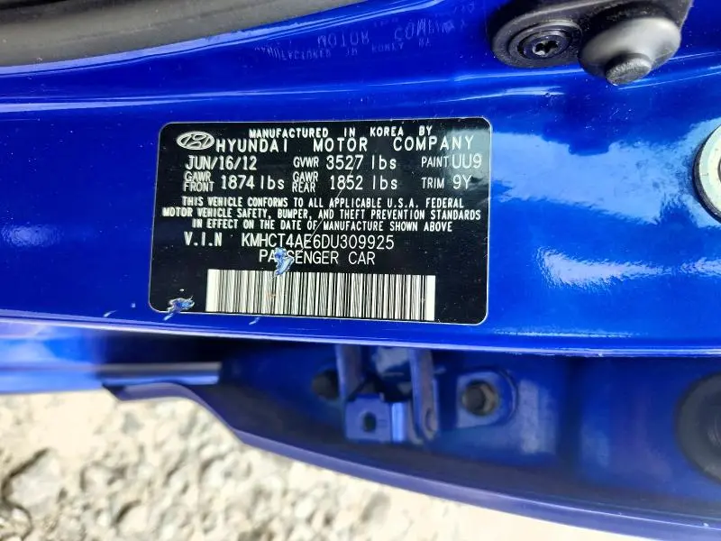 2013 HYUNDAI ACCENT GLS  