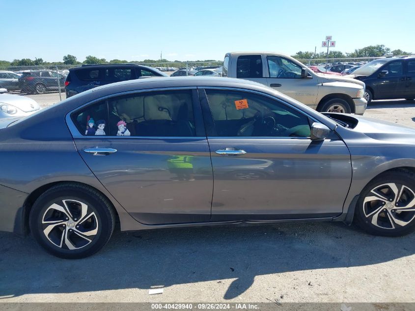 2016 HONDA ACCORD LX