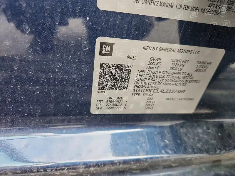 2020 GMC SIERRA K1500 DENALI  