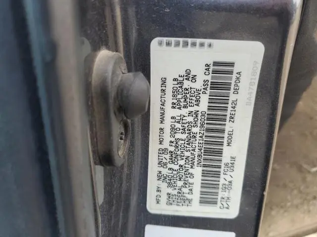 2010 TOYOTA COROLLA BASE  