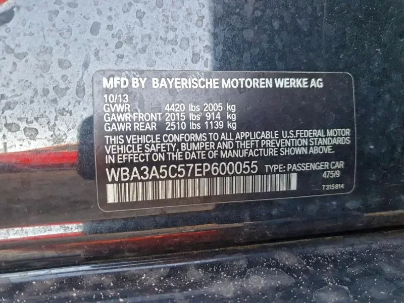 2014 BMW 328 I  