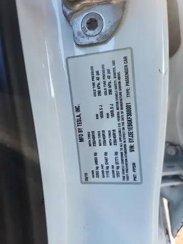 2019 TESLA MODEL 3   