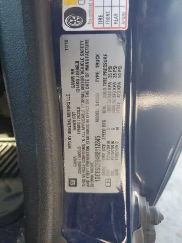 2011 CHEVROLET COLORADO LT  