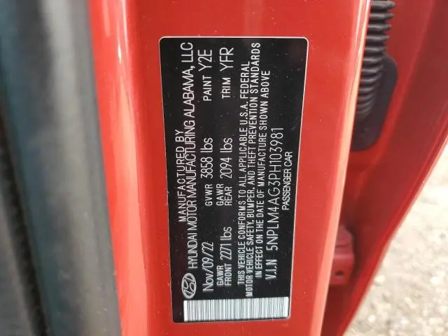 2023 HYUNDAI ELANTRA SEL