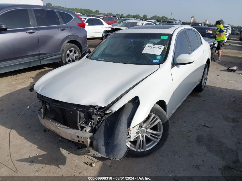 2012 INFINITI G37X  