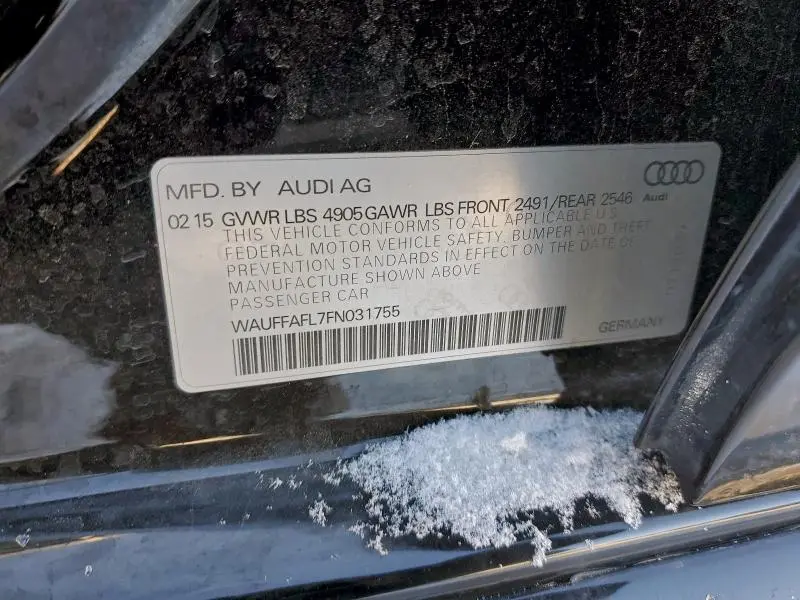 2015 AUDI A4 PREMIUM PLUS  