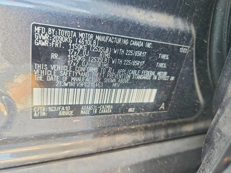 2023 TOYOTA RAV4 XLE  