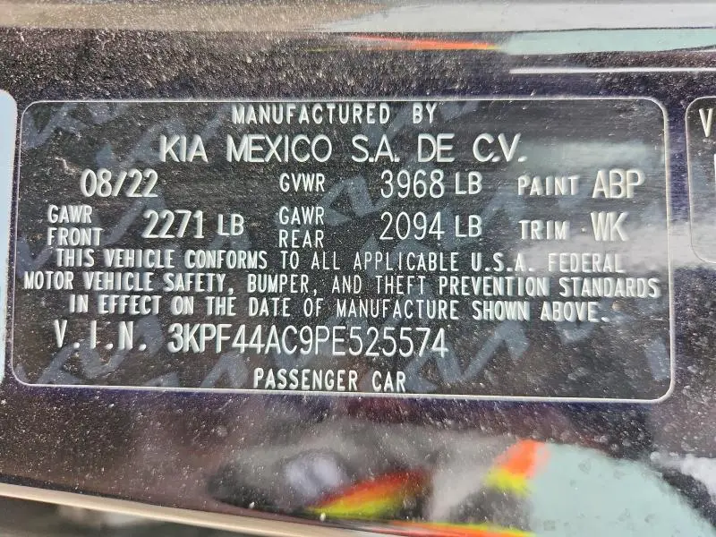 2023 KIA FORTE GT  