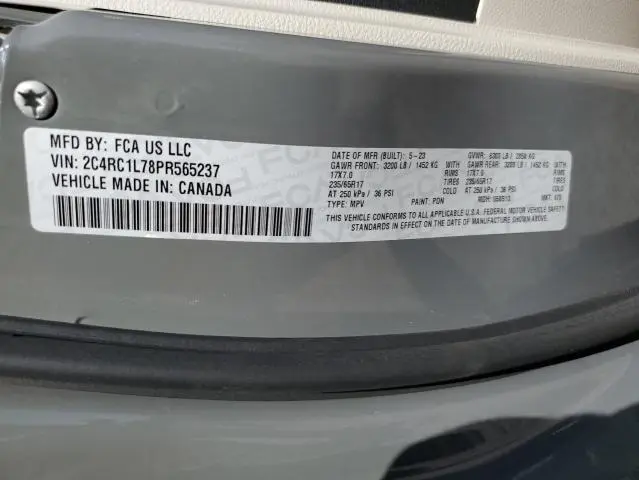 2023 CHRYSLER PACIFICA HYBRID TOURING L  