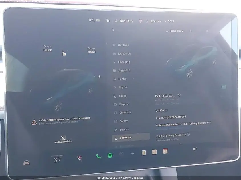 2023 TESLA MODEL Y AWD/LONG RANGE DUAL MOTOR ALL-WHEEL DRIVE