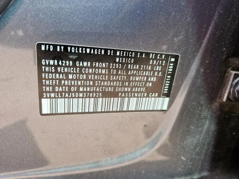 2013 VOLKSWAGEN JETTA TDI  