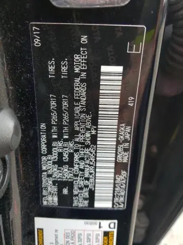 2018 TOYOTA 4RUNNER SR5/SR5 PREMIUM  