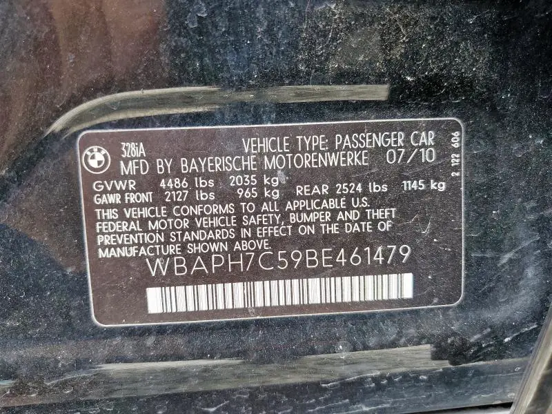 2011 BMW 328 I  