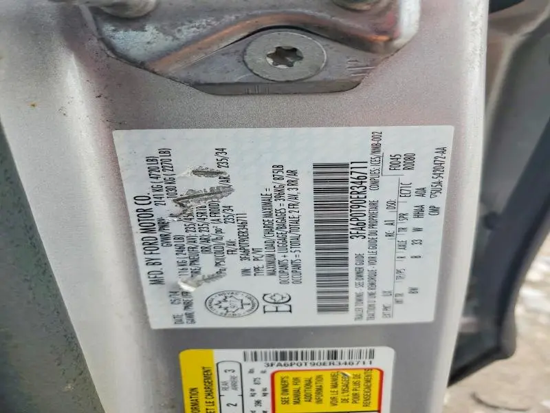 2014 FORD FUSION SE  