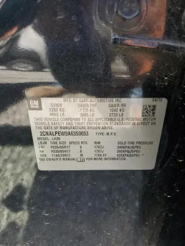 2010 CHEVROLET EQUINOX LT  