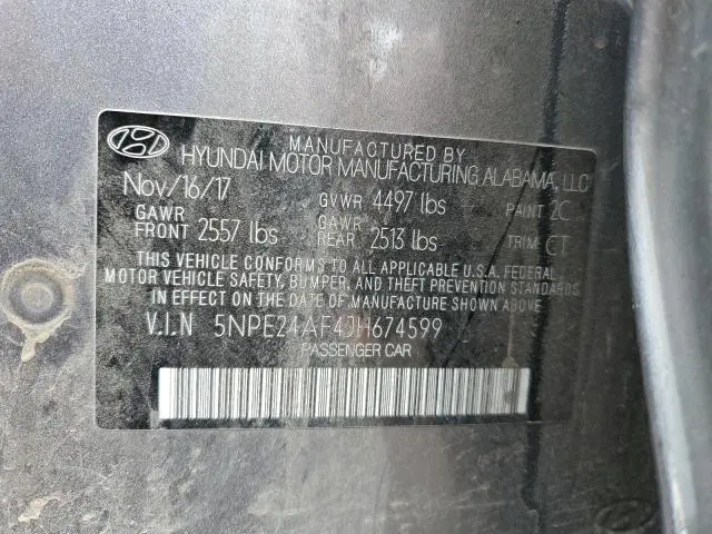 2018 HYUNDAI SONATA SE  