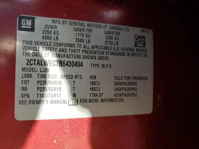 2011 GMC TERRAIN SLT  