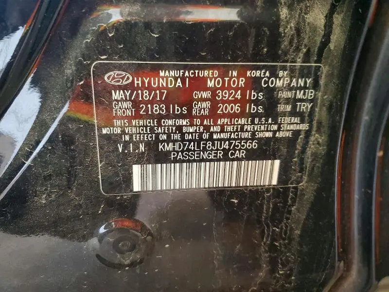 2018 HYUNDAI ELANTRA SE  