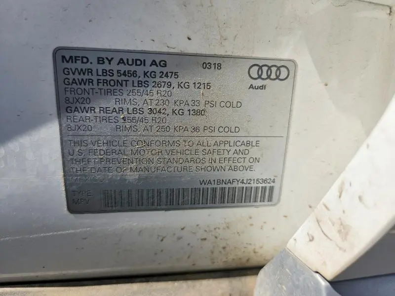 2018 AUDI Q5 PREMIUM PLUS  