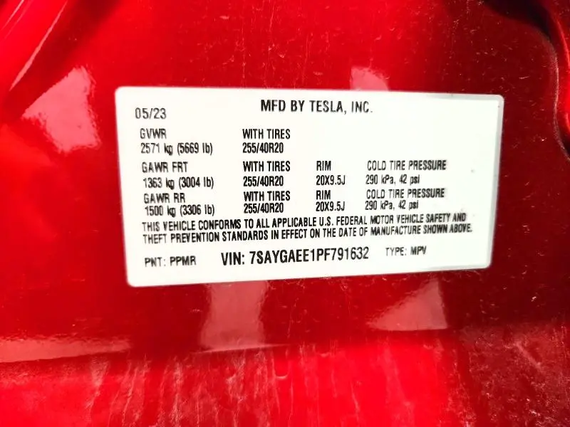 2023 TESLA MODEL Y   