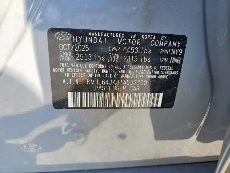 2026 HYUNDAI SONATA SEL SPORT  