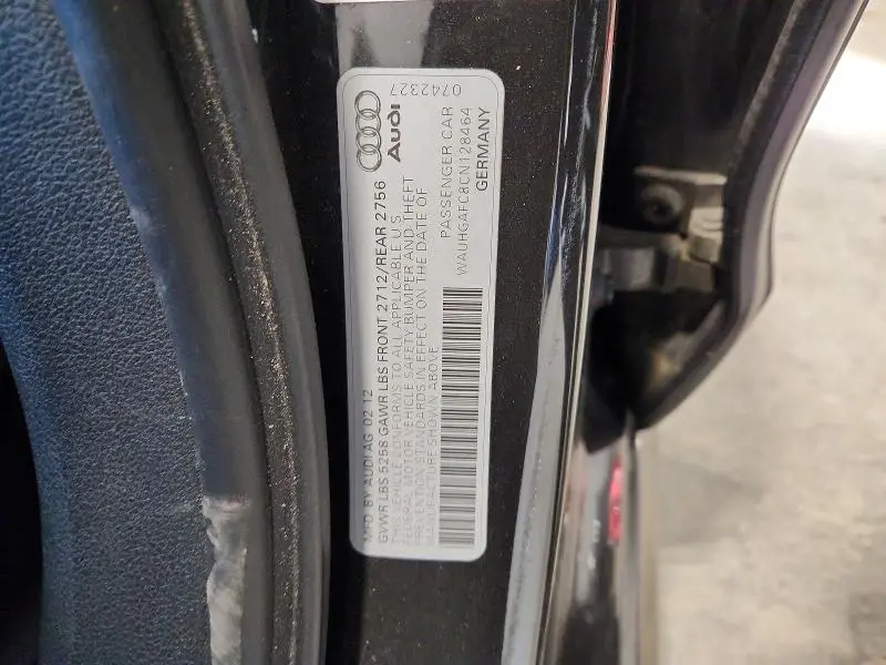 2012 AUDI A6 PRESTIGE  