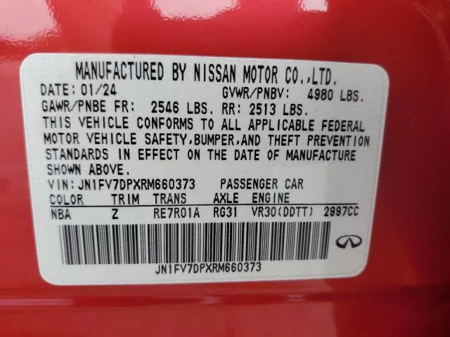 2024 INFINITI Q50 RED SPORT 400  