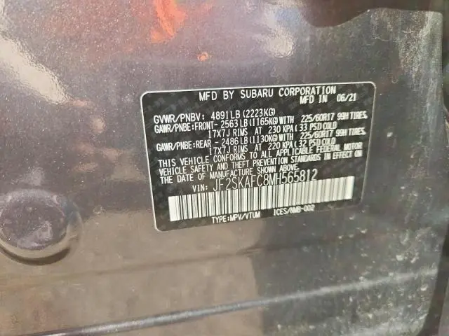 2021 SUBARU FORESTER PREMIUM  