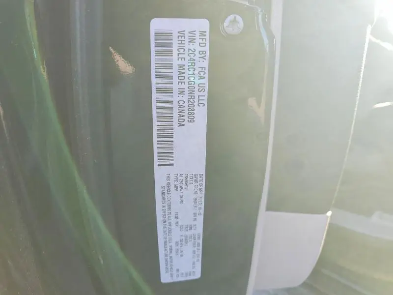 2022 CHRYSLER VOYAGER LX  