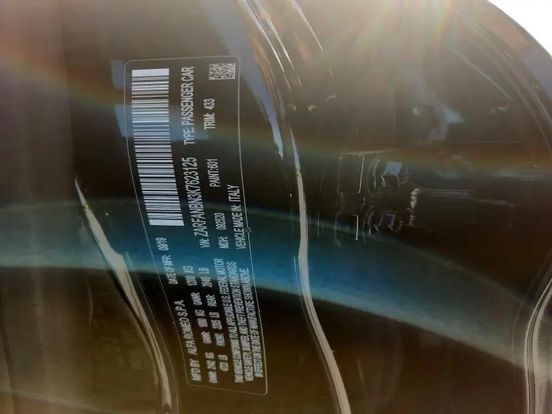 2019 ALFA ROMEO GIULIA TI  