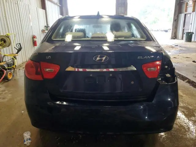 2010 HYUNDAI ELANTRA BLUE  