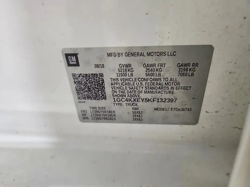 2019 CHEVROLET SILVERADO K3500 LTZ  