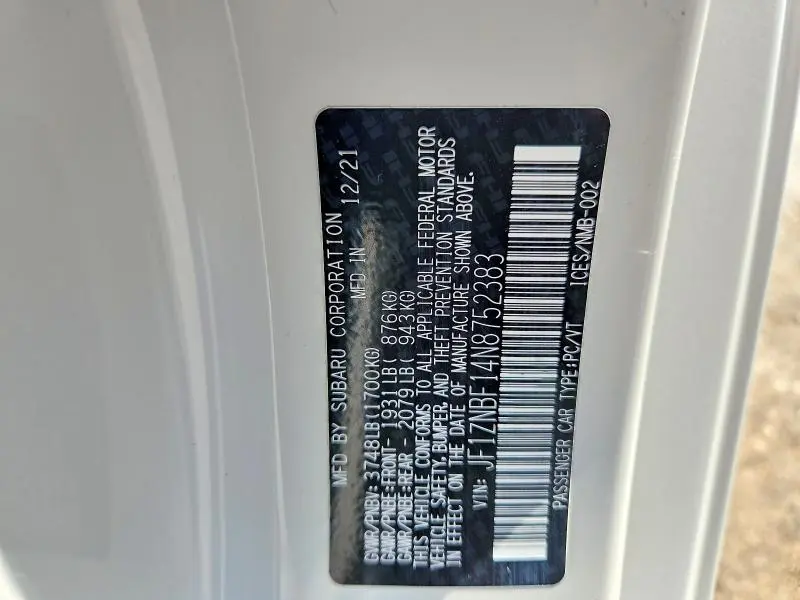 2022 TOYOTA GR 86 PREMIUM  