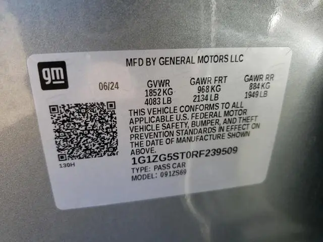 2024 CHEVROLET MALIBU RS  