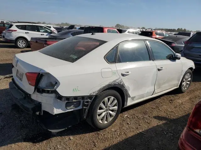 2013 VOLKSWAGEN PASSAT S