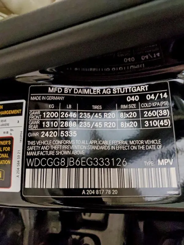 2014 MERCEDES-BENZ GLK 350 4MATIC  