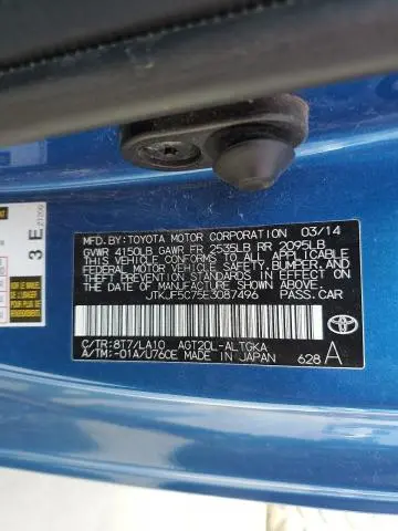 2014 TOYOTA SCION TC   