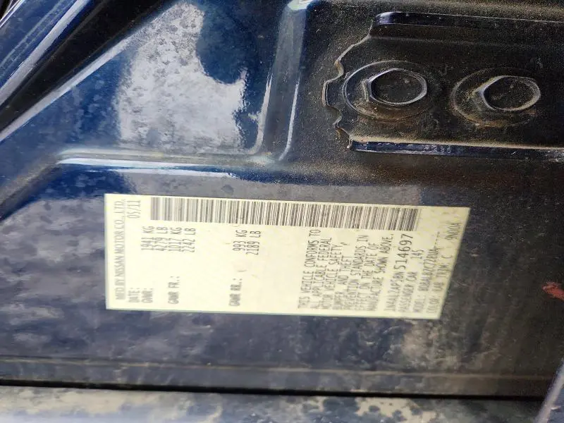 2011 NISSAN ALTIMA 2.5  