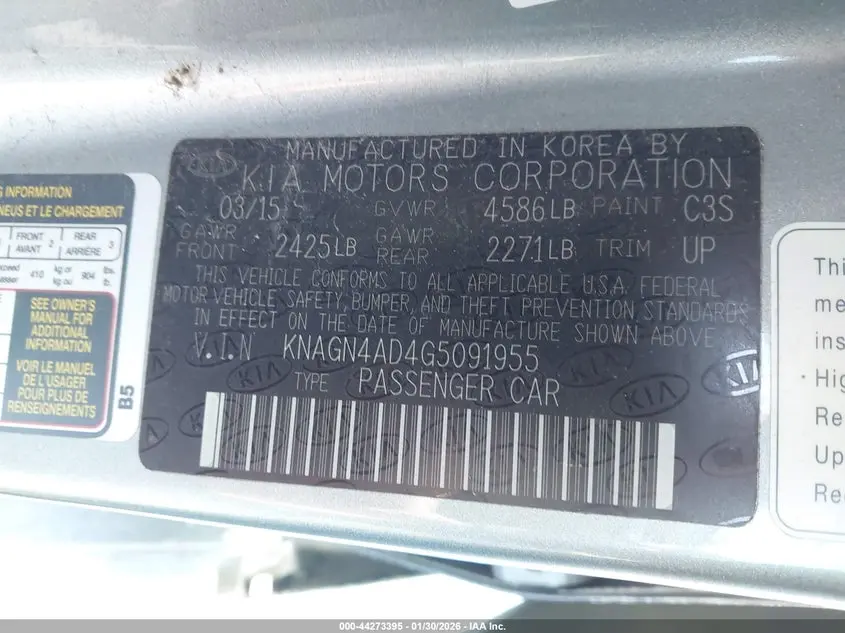 2016 KIA OPTIMA HYBRID EX