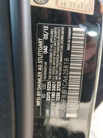 2012 MERCEDES-BENZ E 350 4MATIC  