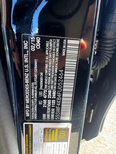 2015 MERCEDES-BENZ C 300 4MATIC  